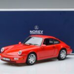 Porsche 911 964 Carrera 2 Rot Norev 1:18 187320 Druckguss - image 7 of 7