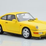 Porsche 911 964 Carrera 2 Gelb Norev 1:18 - image 6 of 8
