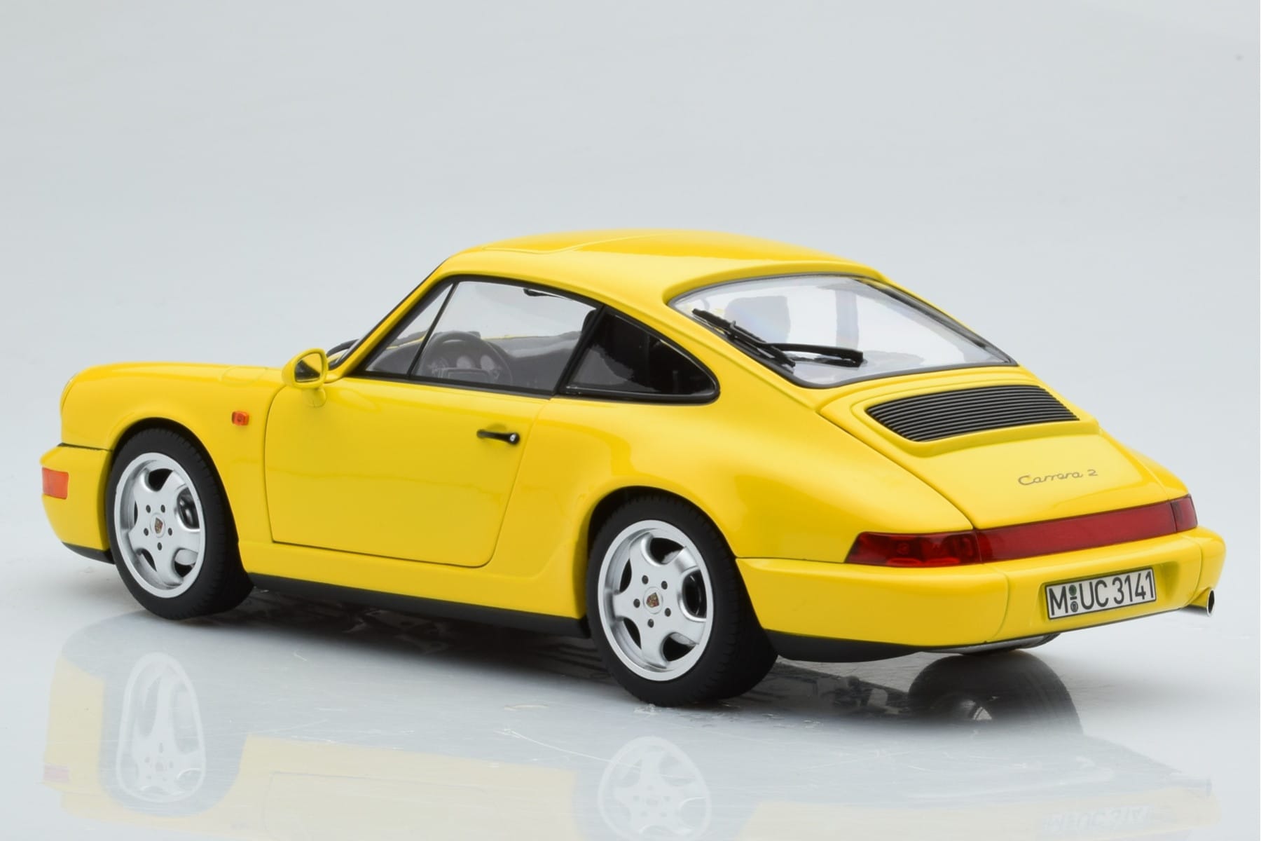 Porsche 911 964 Carrera 2 Gelb Norev 1:18 187328 Druckguss — Bild 7 von 8