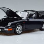 Porsche 911 964 Carrera 4 Targa Blau Norev 1:18 187340 Druckguss - image 2 of 8