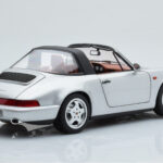 Porsche 911 964 Carrera 4 Targa Polar Silber Norev 1:18 - image 5 of 9