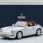 Porsche 911 964 Carrera 4 Targa Polar Silber Norev 1:18 - image 9 of 9