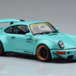 Porsche 911 964 RWB Tiffany Blau GT Spirit 1:18 - image 4 of 6