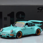 Porsche 911 964 RWB Tiffany Blau GT Spirit 1:18 - image 6 of 6