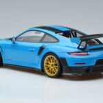 Porsche 911 991.2 GT3 RS Weissach Package Miami Blau Goldene Felgen Minichamps 1:18 153068310 Druckguss - image 5 of 6
