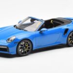 Porsche 911 992 Turbo S Shark Blau GT Spirit 1:18 GT441
