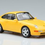 Porsche 911 993 Carrera Gelb Norev 1:18 187596 Druckguss - image 4 of 6