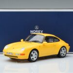 Porsche 911 993 Carrera Gelb Norev 1:18 187596 Druckguss - image 6 of 6