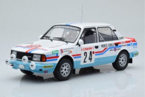 Skoda 130 L Night Version #24 J. Augland Rally Monte Carlo 1987 IXO 1:18 18RMC156