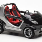 Smart Fortwo Crossblade Cabriolet Silber Schwarz Kyosho 1:18 - image 4 of 6