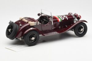 Alfa Romeo 1750 GS Spider #84 T. Nuvolari / B. Guidotti Mille Miglia Winner 1930 CMC 1:18 M-141 Druckguss — Bild 2 von 6