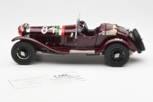 Alfa Romeo 1750 GS Spider #84 T. Nuvolari / B. Guidotti Mille Miglia Winner 1930 CMC 1:18 M-141 Druckguss — Bild 3 von 6
