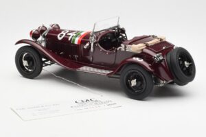 Alfa Romeo 1750 GS Spider #84 T. Nuvolari / B. Guidotti Mille Miglia Winner 1930 CMC 1:18 M-141 Druckguss — Bild 5 von 6
