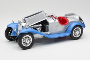 Alfa Romeo 2300 Spider Silberblau Bburago 1:18 3008 Druckguss — Bild 2 von 8