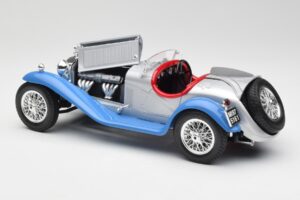 Alfa Romeo 2300 Spider Silberblau Bburago 1:18 3008 Druckguss — Bild 5 von 8