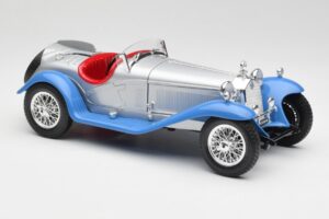Alfa Romeo 2300 Spider Silberblau Bburago 1:18 3008 Druckguss — Bild 6 von 8
