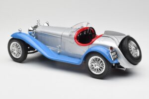 Alfa Romeo 2300 Spider Silberblau Bburago 1:18 3008 Druckguss — Bild 7 von 8