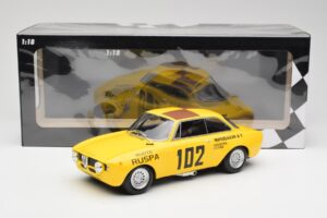 Alfa Romeo GTA 1300 #102 Squadra Corse R. Zanetti / M. Ruspa / Monzeglio Targa Florio 1971 Minichamps 1:18 155711202 Druckgus — Bild 6 von 6