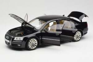 Audi A8 D3 W12 Schwarz Kyosho 1:18 09212BK Druckguss — Bild 2 von 8