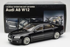 Audi A8 D3 W12 Schwarz Kyosho 1:18 09212BK Druckguss — Bild 8 von 8