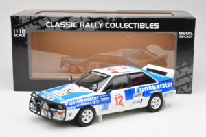 Audi Quattro A2 #12 H. Wittmann / R. Diekmann Safari Rally 1984 Sun Star 1:18 4246 Druckguss — Bild 8 von 8