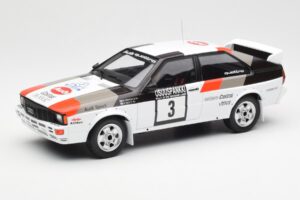 Audi Quattro #3 H. Mikkola / A. Hertz Rally Finland 1982 IXO 1:18 18RMC094A Druckguss