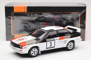 Audi Quattro #3 H. Mikkola / A. Hertz Rally Finland 1982 IXO 1:18 18RMC094A Druckguss — Bild 6 von 6