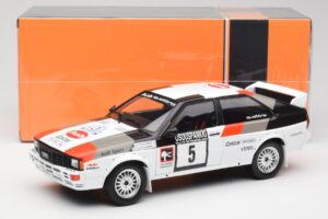 Audi Quattro #5 H. Mikkola / A. Hertz 1000 Lakes Rally 1982 IXO 1:18 18RMC094B Druckguss — Bild 6 von 6