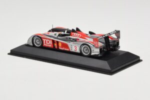 Audi R10 TDI LMP1 #3 L. Luhr / A. Premat / M. Rockenfeller 24 Hours of Le Mans 2008 Minichamps 1:43 400089903 Druckguss — Bild 3 von 4