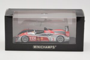 Audi R10 TDI LMP1 #3 L. Luhr / A. Premat / M. Rockenfeller 24 Hours of Le Mans 2008 Minichamps 1:43 400089903 Druckguss — Bild 4 von 4