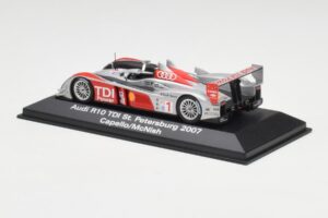 Audi R10 TDI #1 R. Capello / A. McNish / T. Kristensen 24 Hours of Le Mans 2007 Minichamps 1:43 5020700243 Druckguss — Bild 3 von 4