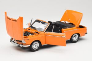 BMW 1600 E10 Cabriolet Orange Minichamps 1:18 100021030 Druckguss — Bild 2 von 8