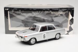BMW 1800 TiSA #6 J. Munaron / K. Eppelein 24 Hours of Spa 1965 Minichamps 1:18 155652906 Druckguss — Bild 6 von 6