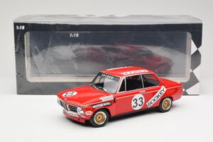 BMW 2002 Jockey Racing #33 B. Tobiasson / L. Nordstrom 6 Hours Nurburgring 1972 Minichamps 1:18 155722633 Druckguss — Bild 6 von 6