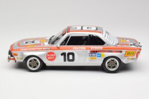 BMW 2800 CS Team Schnitzer #10 J. Fitzpatrick / J. Peltier Spa 1972 Minichamps 1:18 155722710 Druckguss — Bild 3 von 6