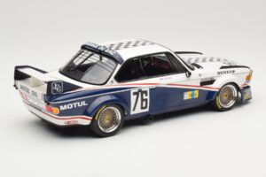 BMW 3.0 CSL E9 Garage Du Bac #76 P. Depnic / H. Coulon 24 Hours of Le Mans 1977 Minichamps 1:18 155772576 Druckguss — Bild 2 von 6
