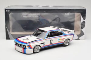 BMW 3.0 CSL E9 #12 BMW Motorsport C. Amon / H-J. Stuck Winners 6 Hours Nurburgring 1973 Minichamps 1:18 155732612 Druckguss — Bild 6 von 6