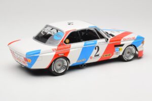 BMW 3.0 CSL E9 #2 Luigi Racing A. de Fierlant / P. Xhenceval Winners 24 Hours of Spa 1975 Minichamps 1:18 155752602 Druckguss — Bild 2 von 6