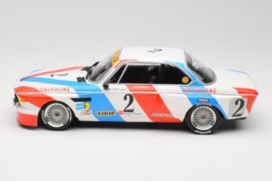 BMW 3.0 CSL E9 #2 Luigi Racing A. de Fierlant / P. Xhenceval Winners 24 Hours of Spa 1975 Minichamps 1:18 155752602 Druckguss — Bild 3 von 6