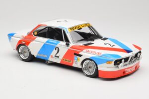 BMW 3.0 CSL E9 #2 Luigi Racing A. de Fierlant / P. Xhenceval Winners 24 Hours of Spa 1975 Minichamps 1:18 155752602 Druckguss — Bild 4 von 6