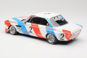 BMW 3.0 CSL E9 #2 Luigi Racing A. de Fierlant / P. Xhenceval Winners 24 Hours of Spa 1975 Minichamps 1:18 155752602 Druckguss — Bild 5 von 6