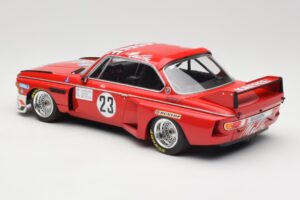 BMW 3.0 CSL E9 #23 Faltz Alpina A. de Fierlant / H. Grohs Zandvoort Trophy 1975 Minichamps 1:18 155752623 Druckguss — Bild 5 von 6