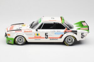 BMW 3.0 CSL E9 #5 Assoc Interim J-C. Chavan / A. Detrin Winners 24 Hours of Spa 1976 Minichamps 1:18 155762505 Druckguss — Bild 3 von 6