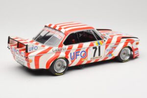 BMW 3.0 CSL E9 #71 Luigi Racing P. Xhenceval / J. Dieudonné 24 Hours of Le Mans 1977 Minichamps 1:18 155772571 Druckguss — Bild 2 von 6