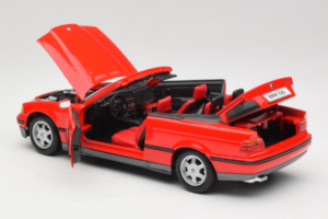 BMW 325i E36 Cabriolet Rot Maisto 1:18 50229 Druckguss — Bild 5 von 8