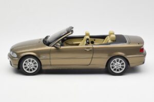 BMW 328Ci E46 Cabriolet Individual Messing Metallic Limitierte Auflage Kyosho 1:18 80430395004 Druckguss — Bild 4 von 8