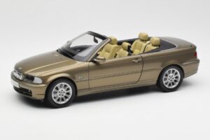 BMW 328Ci E46 Cabriolet Individual Messing Metallic Limitierte Auflage Kyosho 1:18 80430395004 Druckguss