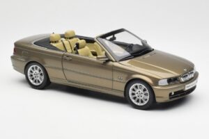 BMW 328Ci E46 Cabriolet Individual Messing Metallic Limitierte Auflage Kyosho 1:18 80430395004 Druckguss — Bild 6 von 8
