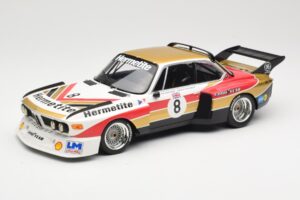 BMW 3.5 CSL E9 Hermetite #8 J. Fitzpatrick / T. Walkinshaw 1000 km Nurburgring 1976 Minichamps 1:18 155762608 Druckguss