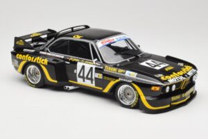 BMW 3.5 CSL E9 #44 A.S.P.M. Tanday Music J-C. Justice / J. Belin 24 Hours of Le Mans 1976 Minichamps 1:18 155762644 Druckguss — Bild 4 von 6